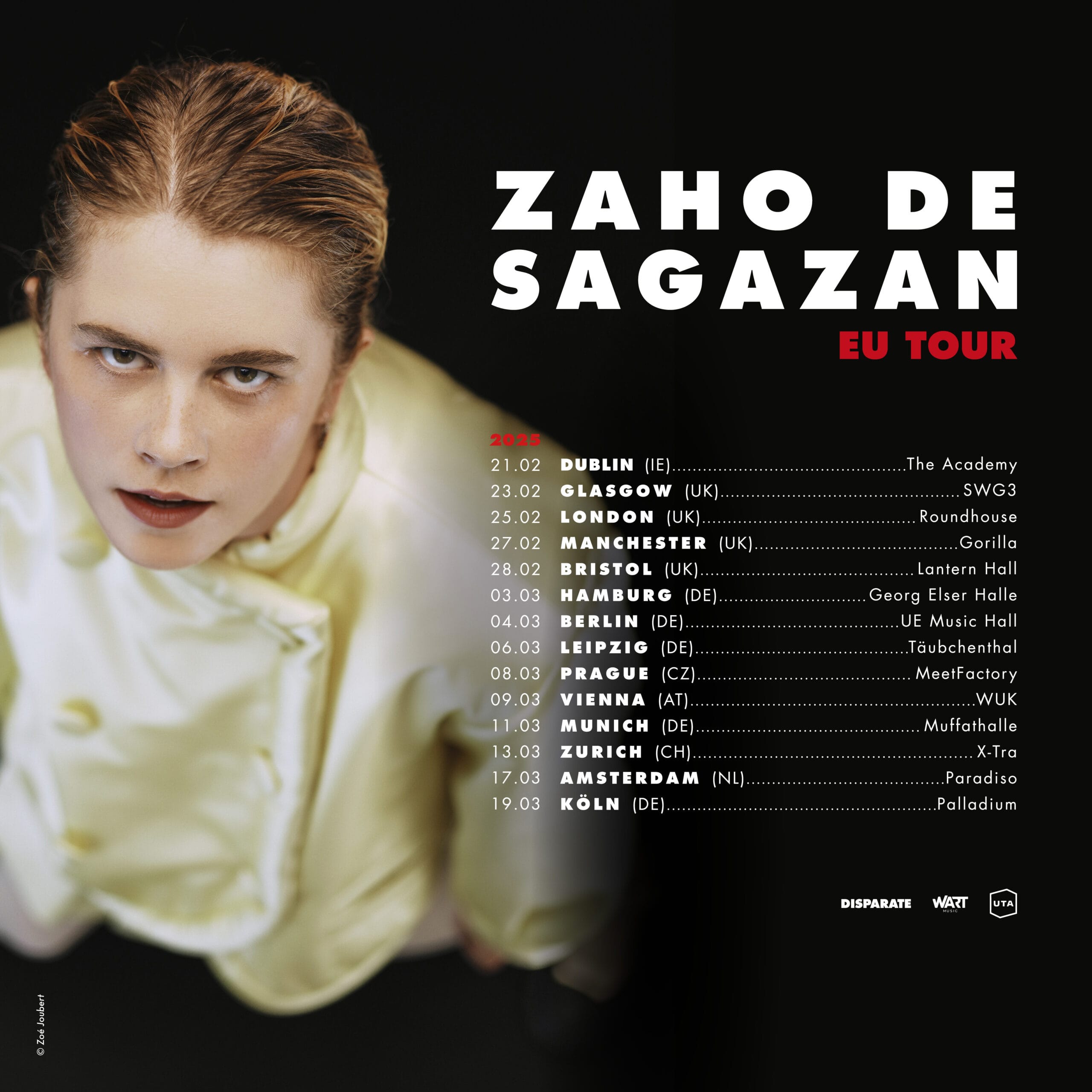 Zaho De Sagazan - Europe Tour 2025
